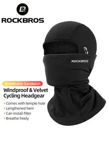 ROCKBROS ROCKBRS Jazda motocyklem Maska pełnotwarzowa Nakrycia głowy Wełna Wiatroszczelna Sporty na świeżym powietrzu Maska zimowa Maska narciarska Czapka zimowa Ciepła kominiarka Męska i damska maska na głowę Ochraniacze na kask motocyklowy Kapelusz narciarski Maska motocyklowa Halloween Ochraniacze na kask Kapelusz śnieżny