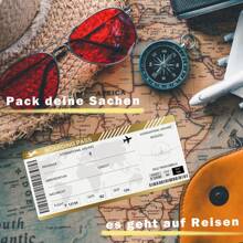 Hxezoc Thẻ lên máy bay cào AEROPLANE được cá nhân hóa, Kỳ nghỉ bất ngờ, Kỳ nghỉ, Quà tặng sinh nhật, Thẻ lên máy bay giả, Tiết lộ chuyến du lịch bất ngờ - Vàng - Xem 5