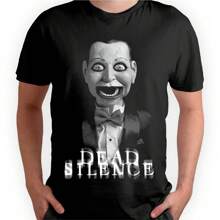 Black T-Shirt For Men, Horror, Casual, 100% Cotton - 黑色 - 查看 3