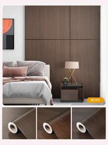 1 Roll Of Wood Grain Pattern Oil-Repellent And Water-Repellent Self-Adhesive Paper For Kitchen Countertops, Cabinets, Furniture Renovation, Wall Decoration And Tabletop Protection