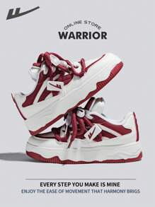 WARRIOR Zapatillas de deporte para mujer de estilo guerrera, ligeras, cómodas, transpirables y de estilo modesto. Diseño casual pero elegante. Aptas para todo el año, resistentes al desgaste y para uso diario. Zapatillas de entrenamiento y de running. Zapatillas blancas.