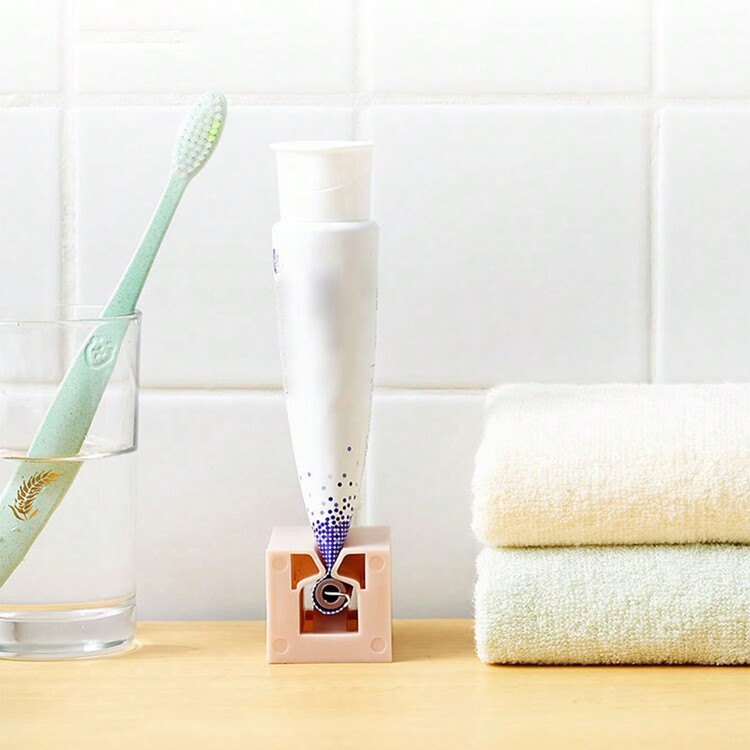 1pc Slouchy Toothpaste Squeezer, Manual Toothpaste Dispenser, Face Wash Pressurizer, Toothpaste Clip, Bathroom Accessories, Bathroom Tools Bathroom Decor Fall Decor - Multicolor - View 8
