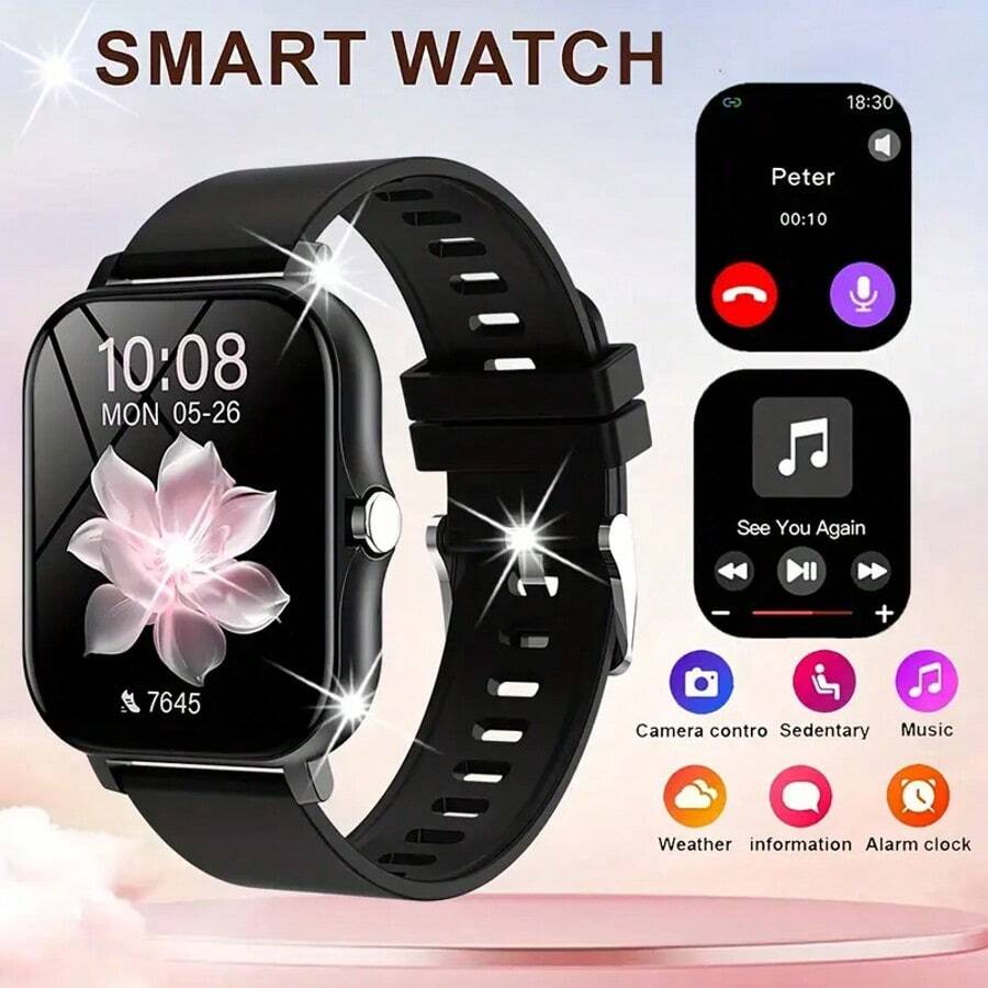 The new 2025 Smart watch child, 1.83-inch full screen touch answering calls message reminder, pedometer sports date alarm, weather forecast DIY dial For Android/ios