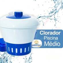 Brustec Floating Pool Chlorinator Chlorine Dispenser For Fiber Vinyl Masonry Pools - 藍色 - 查看 3