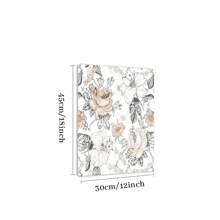1 Pc Framed Floral Peel And Stick Boho, Vintage, Nature Wall Art Canvas Poster Painting Wall Decor For Bedroom Living Room