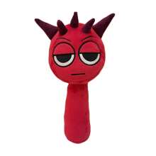 Peluche Raddy Sprunki - Rojo - Ver 2