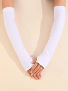 1 Pair Women UV Protection And Mosquito-Repellent Cooling Arm Sleeves, Suitable For Outdoor Activities