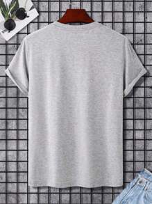 Men's Whatever Printed T-Shirt Whatever It Is New 100% Cotton Shirt Streetwear Fashion In Premium Mesh - Grey - View 2