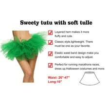 Tutu Skirts For Women Women's Classic Vintage 5-Layered Tulle 5k,10k Running Tutu Skirt White Tutu For Women - Dark Green - View 2