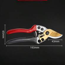 8-Inch Pruning Shears, Premium Bypass Gardening Scissors Secateurs With Ergonomic Handle, Hand Pruner Branch Clippers - Multicolor - View 6