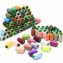 Sewing Thread - 96 Colors Spool Threads For Sewing, All Purpose Sewing Machine Threads Assortment, Embroidery Thread Kit For Serger Overlock Quilting Sewing Machine - 96 Colors - View 3