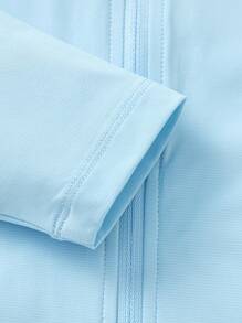 Balabala Tween Girl' Sun Protection Jacket, 2025 Summer Lightweight & Breathable - Blue Tint - View 7