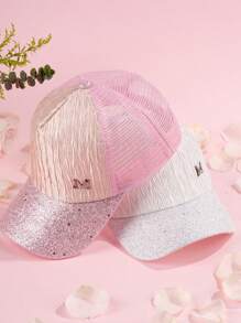 2pcs/Set Lovers' Breathable Mesh Baseball Cap, Fashion Versatile Sun Protection, Suitable For Daily Wear - A - View 8