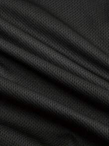 Men's "I Don't Fart" Humorous Design Sleeveless Tank Top - Black Cotton Knit Casual Streetwear With Anime Graphic Print, Round Neck, Machine Washable, Lightweight Summer Fitness Vest - 黑色 - 查看 5