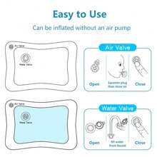 Lyntimo 1 pieza Alfombra inflable de juego para tiempo de barriga de bebé, juguete de desarrollo para bebés - pulpo - Ver 4