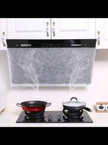 Set Of 12 White Household Hood Filters And Absorbers, Greaseproof Oven Hoods, Kitchen Greaseproof Stickers (45 X 43 Cm/Pc), Also Available In 500 Cm/Roll Extension And 1000 Cm/Roll Extra-Long Version For All Hood Sizes. - Multicolor - View 5