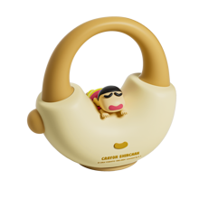 CRAYON SHINCHAN Luz nocturna original de silicona suave con diseño de Crayon Shin-Chan, luz ambiental recargable con 3 niveles de brillo ajustables, ideal como regalo para estudiantes, niños y niñas, decoración para dormitorio