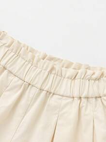 Balabala Young Girls' Skirt Shorts, 2024 Summer New Design - Milky White - View 3