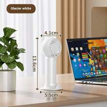 Ventiladores portátiles, ventilador de mano personal con batería, ventilador eléctrico pequeño recargable por USB para maquillaje y pestañas de mujeres, niños y niñas con estilo para uso en interiores, exteriores y viajes - Multicolor - Ver 13
