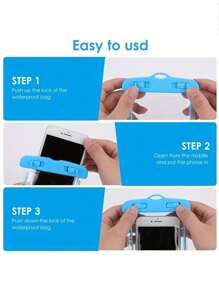 Buzunar PVC impermeabil pentru telefon cu șnur - ușoară, anti-alunecare, husă pentru geantă uscată, impermeabilă, cu suprafață mată, pentru plajă, înot, plimbări cu barca și rechizite școlare, indispensabil pentru poștași, elemente esențiale pentru întoarcerea la școală