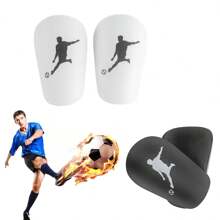 1 par de Espinilleras de fútbol mini, Espinilleras mini extra, Espinilleras mini, Equipo de protección - Multicolor - Ver 2
