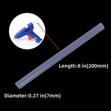 50 Pack Mini Hot Glue Sticks. Available In Two Lengths: 7mm*150mm And 7mm*200mm, With Multiple Quantity Options. These EVA Clear Glue Sticks Are Suitable For Glue Guns, Perfect For DIY Craft Sticky Projects & More.