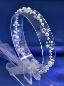 SH03 A Versatile Bridal Waist Belt, Handmade Pearl Crystal Rhinestone Accessory, Slimming Women Dress Waistband