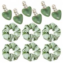 12-teiliges Brautjungferngeschenk, Brautjungfern-Antragsgeschenk, Junggesellenabschiedsgeschenke, enthalten 6 Haargummis und 6 Liebesclips für Brauthochzeitsfeiern