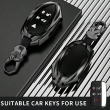 Fit For Land Rover Car Key Case  Ring Cover Housing Shell Range Rover Sport Evoque LR2 LR4 Freelander Velar Discovery 4 Jaguar XE XJ XF XJL XFL Guitar - Black - View 6