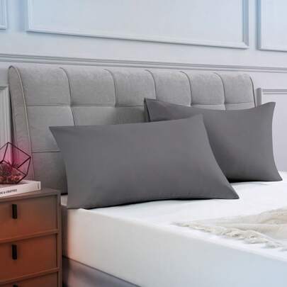 Farfallarossa Pillow Cases - 1/2 Packs - Envelope Closure - Soft Brushed Microfiber Fabric - Shrinkage And Fade Resistant Pillow Covers