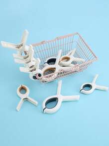 1 agrafe pentru prosoape de plajă, ace de haine din plastic rezistent, cleme de uscare pentru pilota, cleme pentru haine rezistente la vânt, păstrați-vă prosopul, hainele, păturile pentru a usca pe frânghie și suport pentru agățat