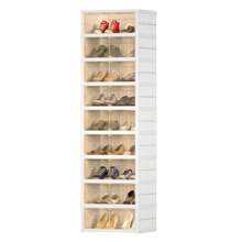 Portable Shoe Storage With Clear Magnetic Doors,6/9 Layers Sneaker Box - 18 pairs - View 2