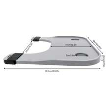 Bandeja portátil para silla de ruedas ABS Bandeja portátil para regazo + portavasos