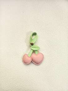1pc Creative Cherry Keychain Women Colorblock Cute Charm Bag Pendant Gift Bridesmaid Gifts - Multicolor - View 9