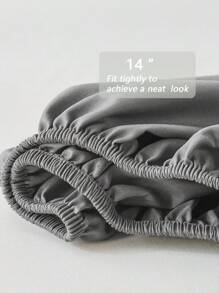 5Pcs/7-Pcs Queen Pinched Pleat Bed Comforter Sets Queen  - Luxurious, Soft, Breathable, Hypoallergenic, And Cooling Summer Bedding For All Seasons With Sheets, Pinched Pleat   Design, And Bed-In-A-Bag Convenience - Easy Care, Machine Washable, And Durable,  Ideal Gift - Dark Grey - View 7