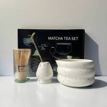 Must-Have 4/7-Piece Japanese Ceramic Matcha Bowl Set For Passionate Matcha Enthusiasts Back To School - Multicolor - View 15
