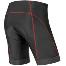 Men's Cycling Bike Shorts 3D Padded Bicycle Riding Bike Biking Pants Cycle Shorts - 黑+紅 - 查看 3