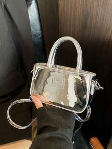 全新闪亮经典简约小手提包、迷你晚装包、斜挎包 - A - 查看 15