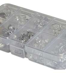 Plaquetas De Tornillo Para Lentes De Silicon, 200 Pzas - Multicolor - Ver 2