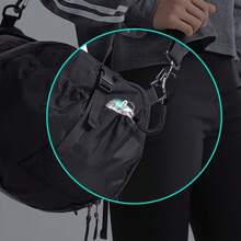 3 件 15 磅测试强度弹性弹簧线圈钥匙扣，带黑色登山扣和环，可拉伸腕带绳，8.46-47.24 英寸可伸缩，内置钢丝 - 黑色 - 查看 6