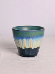 1pc 210ml Home Breakfast Cup, Milk Cup, Simplified Ceramic Cup With Glaze Effect, Office Tea Cup, Couple Cup, Coffee Cup, Latte Cup, Afternoon Tea Cup Back To School