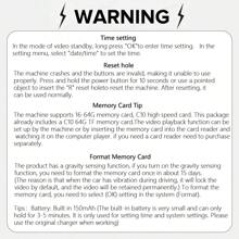 1 pièce Caméra de tableau de bord 4 canaux avant + arrière + gauche + droite avec carte mémoire 64 Go, caméra pivotante à 360°, caméra de recul, caméra de tableau de bord, enregistrement en boucle, version de nuit, capteur de gravité, écran 3 pouces - X8 avec carte 64G - Voir 4
