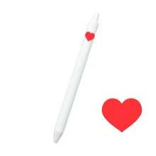 10 pièces/set Stylos décoratifs neutres au design romantique en forme de cœur - encre noire - design à la mode - écriture fluide - convient aux étudiants et au bureau - cadeau de la Saint-Valentin - bon rapport qualité-prix - indispensable pour les étudiants, polyvalent pour le bureau et les études