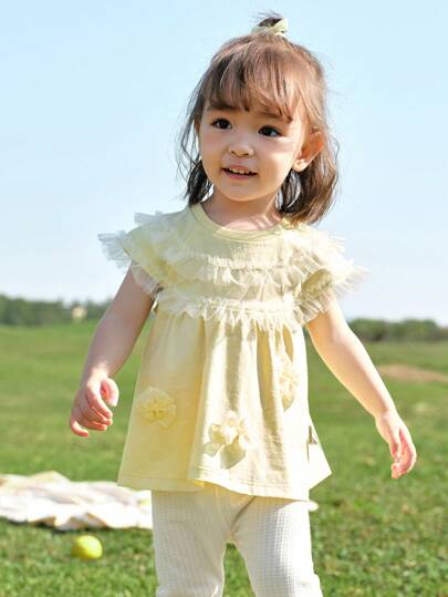 Balabala Baby Girls' T-Shirt, 2025 Summer Cute & Stylish Top