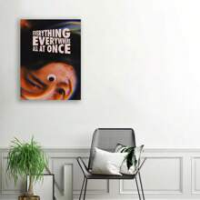 Framed Movie Poster Everything Everywhere All At Once Poster For Room Aesthetic - Canvas Poster, Bathroom Wall Art Decor, Room Decoration, Modern Art Canvas Printing, Ideal Gift For Bedroom, Living Room - 裱框 - 查看 5