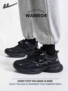 WARRIOR 回力时尚复古运动鞋女春夏轻便舒适透气跑步鞋简约风格休闲运动鞋全年适用耐磨全天穿着训练运动鞋小白鞋