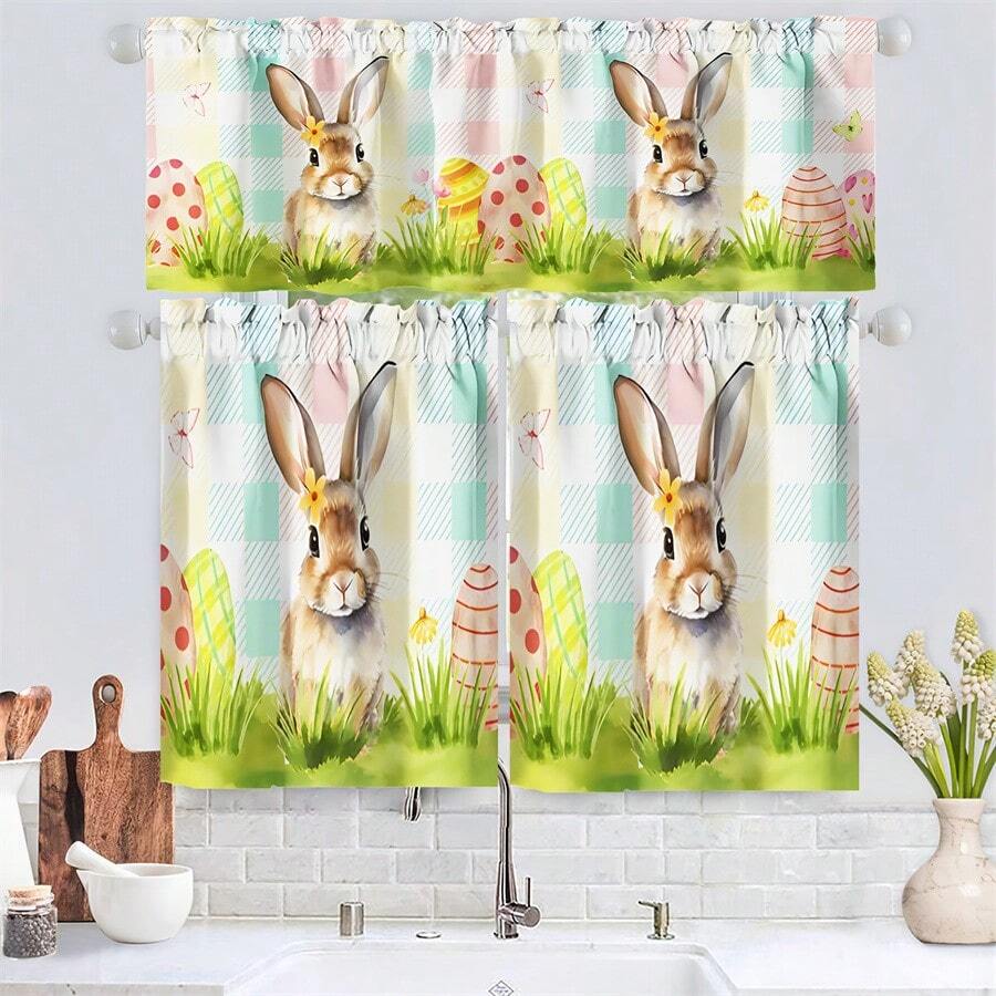 1pc/2pcs Easter And Spring Festival Kitchen Holiday Decorations,Featuring Cute Bunny,Egg,Truck,Flower,And Grass Patterns.Perfect For Party Decorations And As Gifts For Friends Suitable For Use In Kitchens,Dining Room,Holiday Parties And Celebrations - Різнокольоровий - Переглянути 1