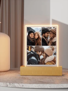 Đèn ngủ LED ghép ảnh đôi tùy chỉnh, Đèn ngủ acrylic cá nhân hóa với ảnh và chữ, Đèn ảnh tùy chỉnh, Đèn LED ghép ảnh cá nhân hóa, Khung ảnh đôi, Quà tặng ghép ảnh cá nhân hóa, Quà sinh nhật, Tốt nghiệp, Đa chức năng, Nhanh khô, Chống thấm nước, Chống nấm mốc, Trang trí, Dễ thương, Phong cách, Thích hợp cho tân gia, Trang trí văn phòng, Không gian sống sang trọng, Tiệc tùng thành thị, Trang trí thời trang - Hình chữ nhật nhỏ 1-5 hình ảnh - Xem 10