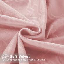 CYCMACO Sofa Cushion Covers 2 Piece Velvet Sofa Cushion Cover With Invisible Zipper Soft And Washable, Cushion Covers For Living Room And Bedroom Living Room Bed - 粉色 - 查看 3