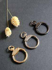 Lote de 3/6/10 piezas Anillo en O de aleación de zinc, Hebilla de correa de bolso, Colgante, Llavero, Broche de resorte de metal adecuado para fundas de teléfono, bolsos, llaveros, para uso en el hogar, al aire libre y deportes, accesorios DIY para bolsos